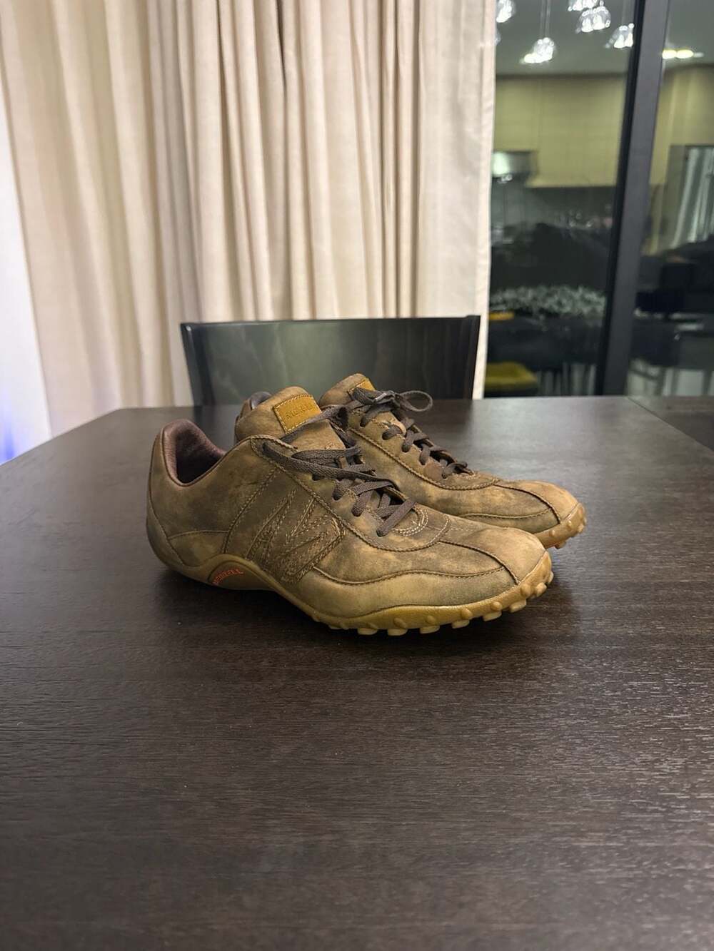 Merrell Sprint Blast Luxe Dappled Chocolate Leather Casual Shoes